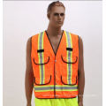 High Luster Safety Vest Made of Knitting Fabric with En